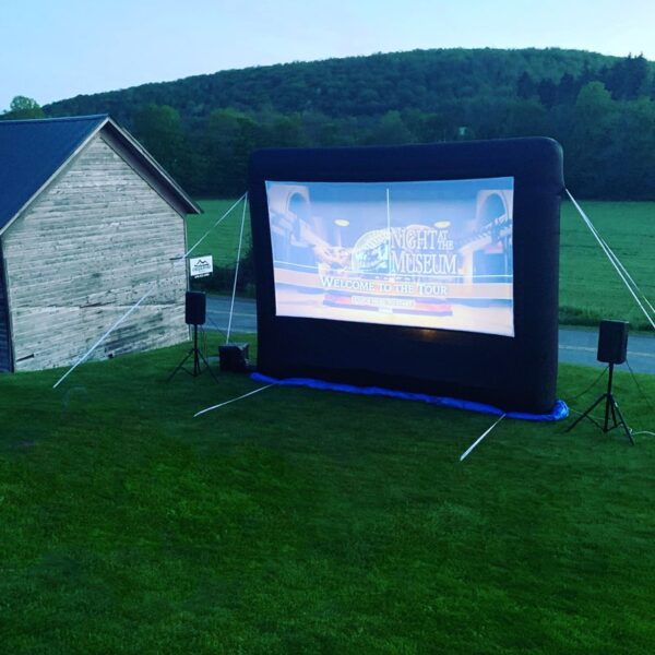 Outdoor Short-Throw Movie Theater System