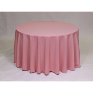 Solid Polyester Linen - Mauve